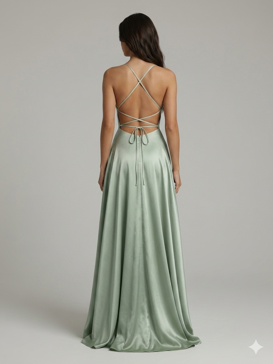 Haven - Robe en satin