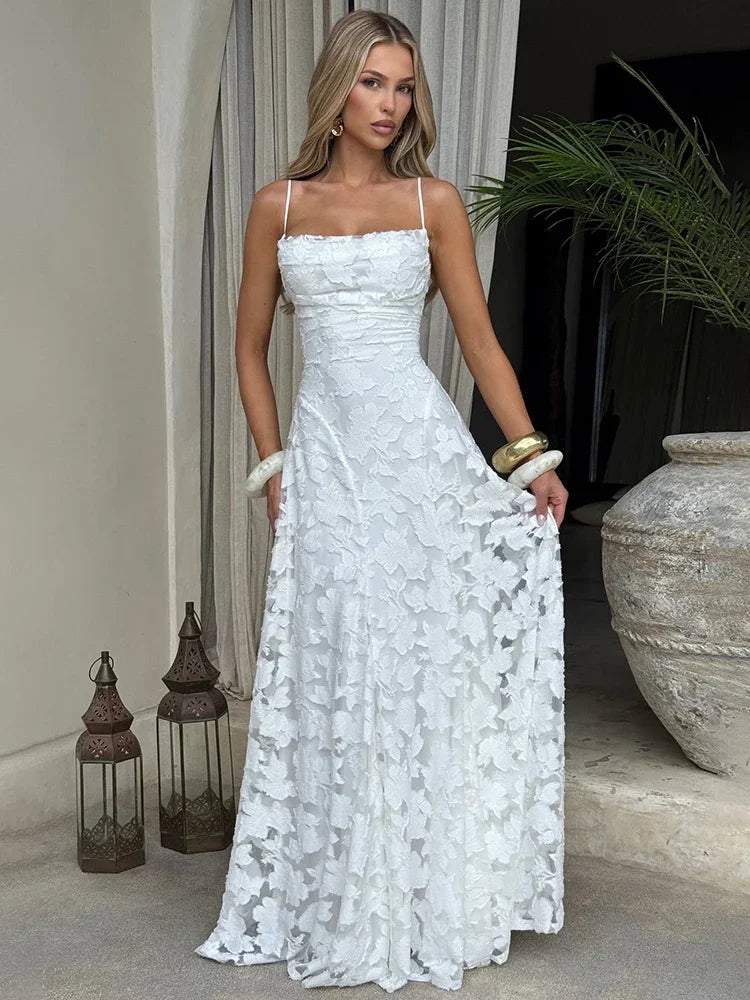Aethel - Spaghetti Strap Maxi Dress