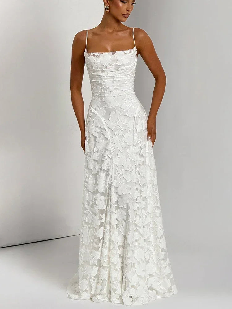 Aethel - Spaghetti Strap Maxi Dress
