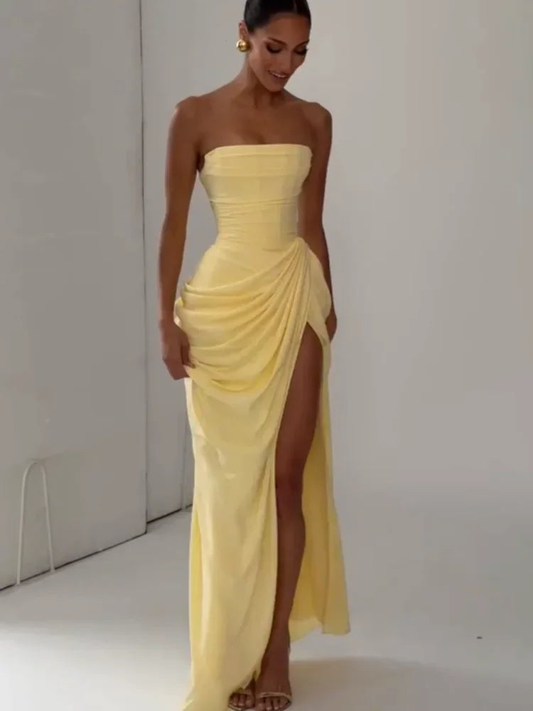Cipher - Strapless dress