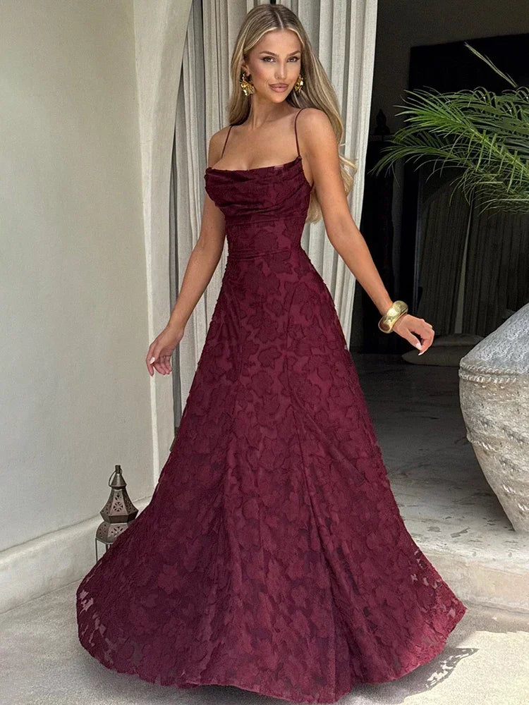Aethel - Spaghetti Strap Maxi Dress